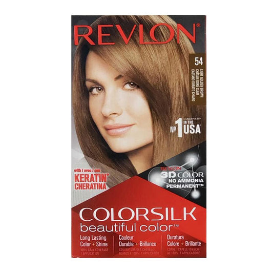 Revlon Colorsilk Hair Color 54 Light Golden Brown, ITALY - ImportedWares