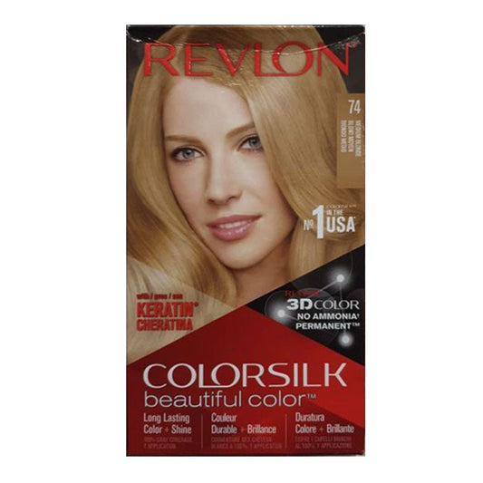 Revlon Colorsilk Hair Color 74 Medium Blonde, ITALY - ImportedWares